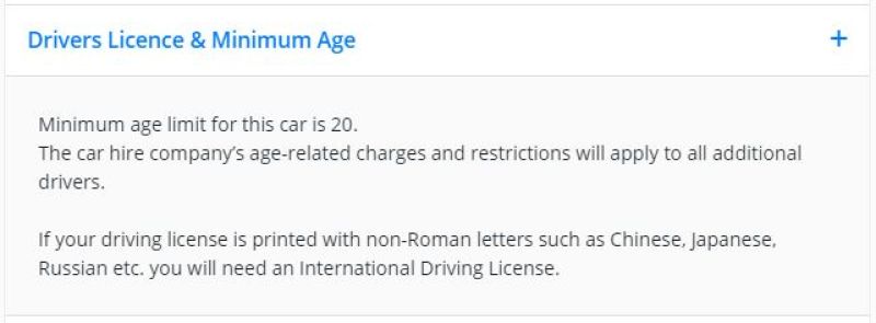 How old do I have to be to rent a car? - Northbound